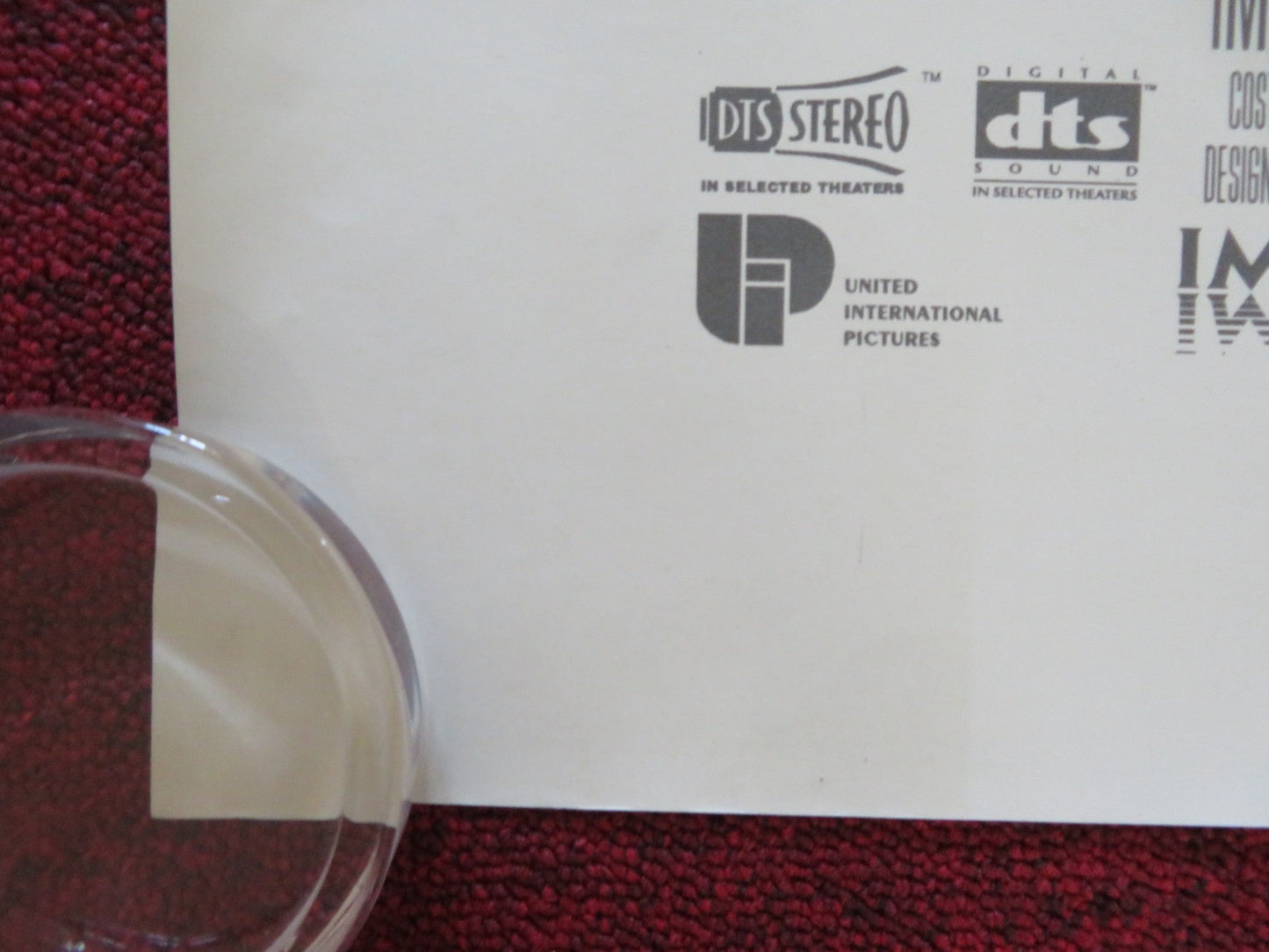 THE NUTTY PROFESSOR UK QUAD ROLLED POSTER EDDIE MURPHY JADA PINKETT SMITH 1996 Rendezvous Cinema Movie posters