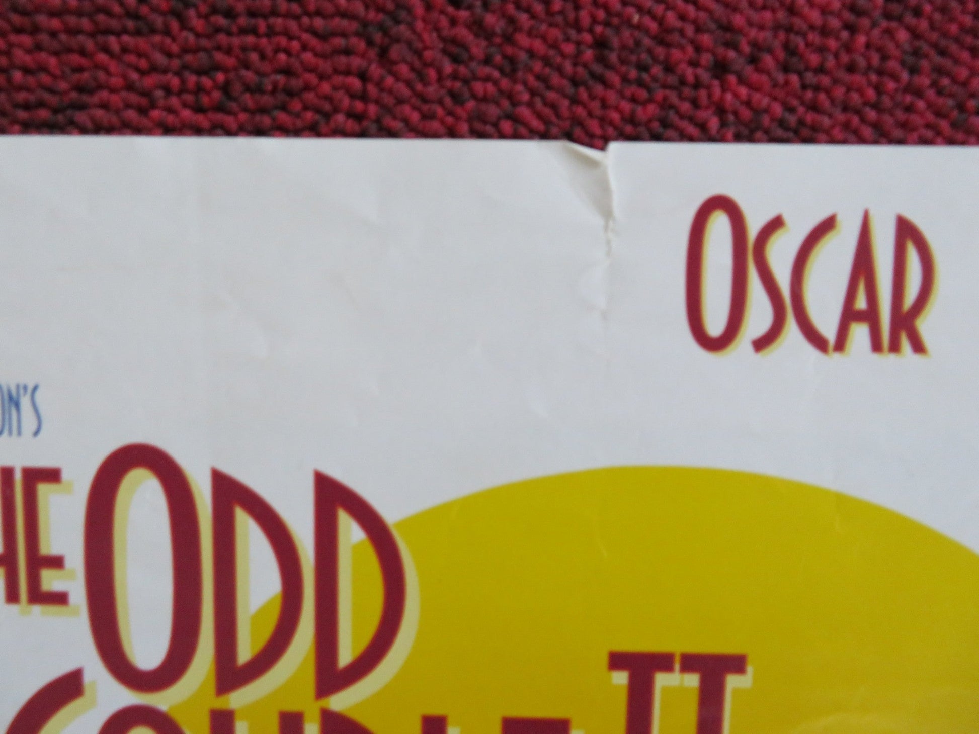 THE ODD COUPLE II VHS VIDEO POSTER JACK LEMMON WALTER MATTAU 1997 Rendezvous Cinema Movie posters