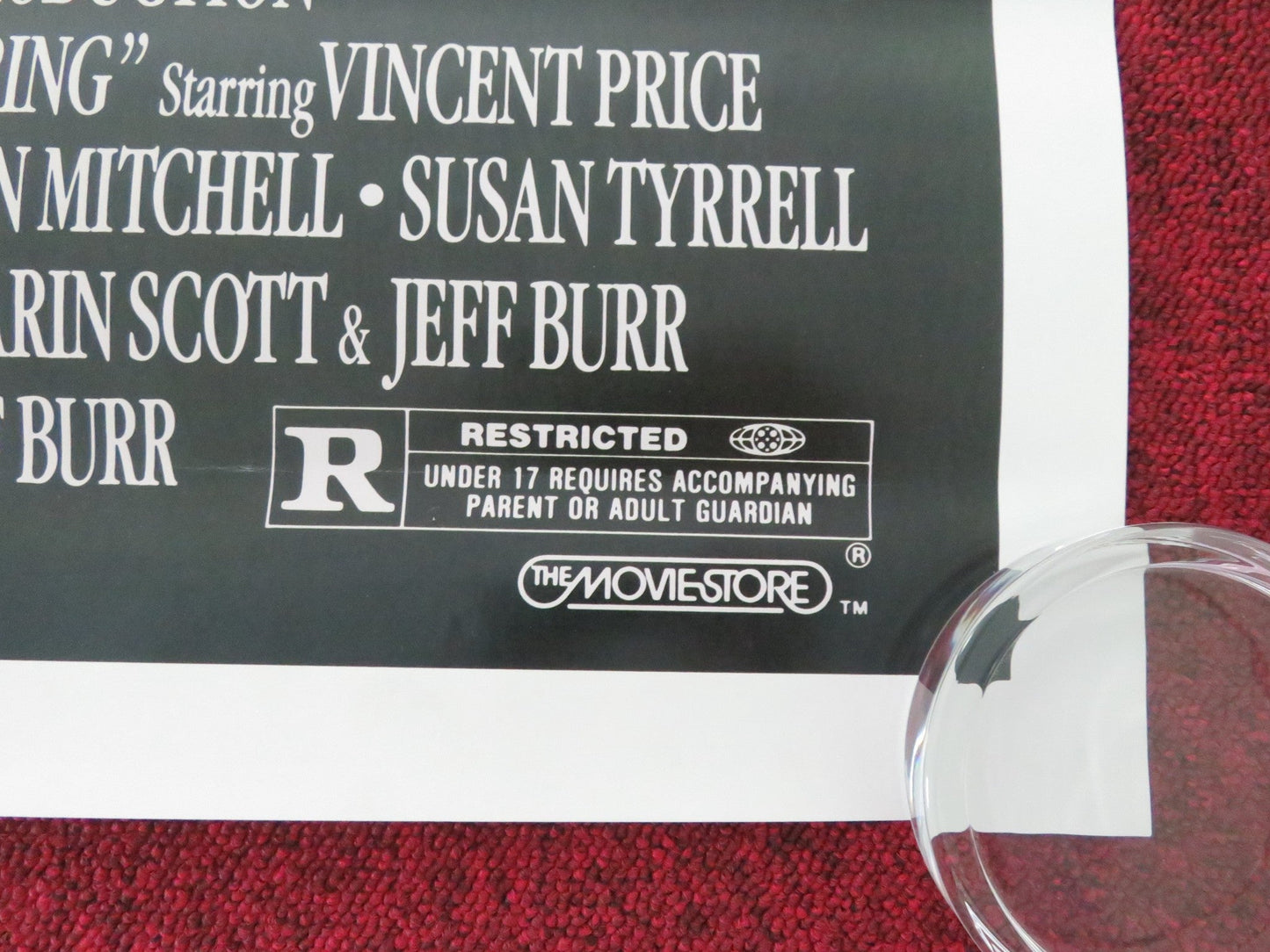 THE OFFSPRING ONE SHEET ROLLED POSTER VINCENT PRICE CLU GULAGER 1987 Movie posters