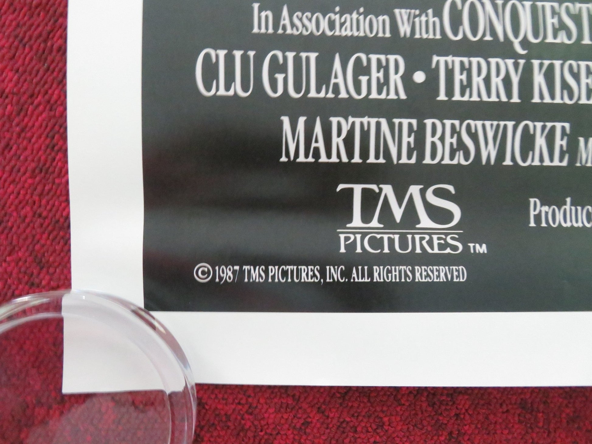 THE OFFSPRING ONE SHEET ROLLED POSTER VINCENT PRICE CLU GULAGER 1987 Movie posters