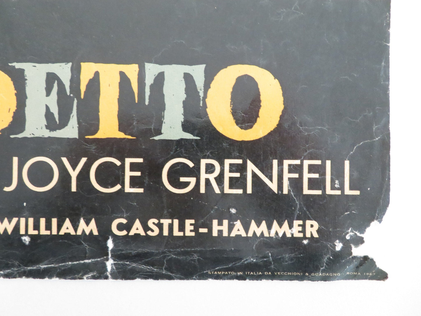 THE OLD DARK HOUSE - A ITALIAN FOTOBUSTA POSTER TOM POSTON ROBERT MORLEY 1963 Movie posters