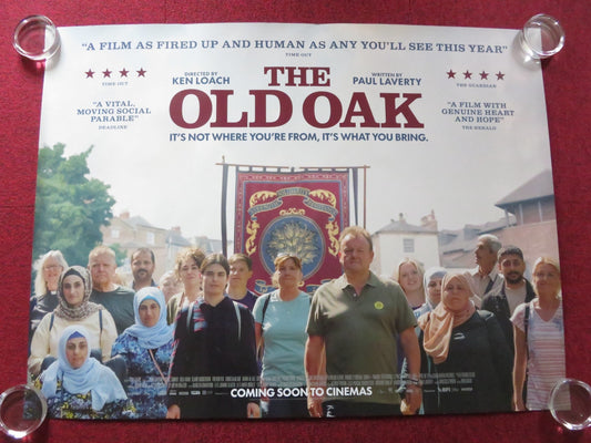 THE OLD OAK UK QUAD ROLLED POSTER KEN LOACH DAVE TURNER 2023 Rendezvous Cinema Movie posters