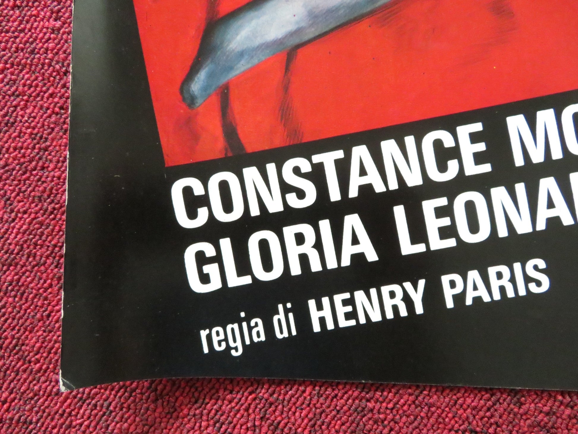 THE OPENING OF MISTY BEETHOVEN - B ITALIAN FOTOBUSTA POSTER C. MONEY GILLIS 1976 Rendezvous Cinema Movie posters