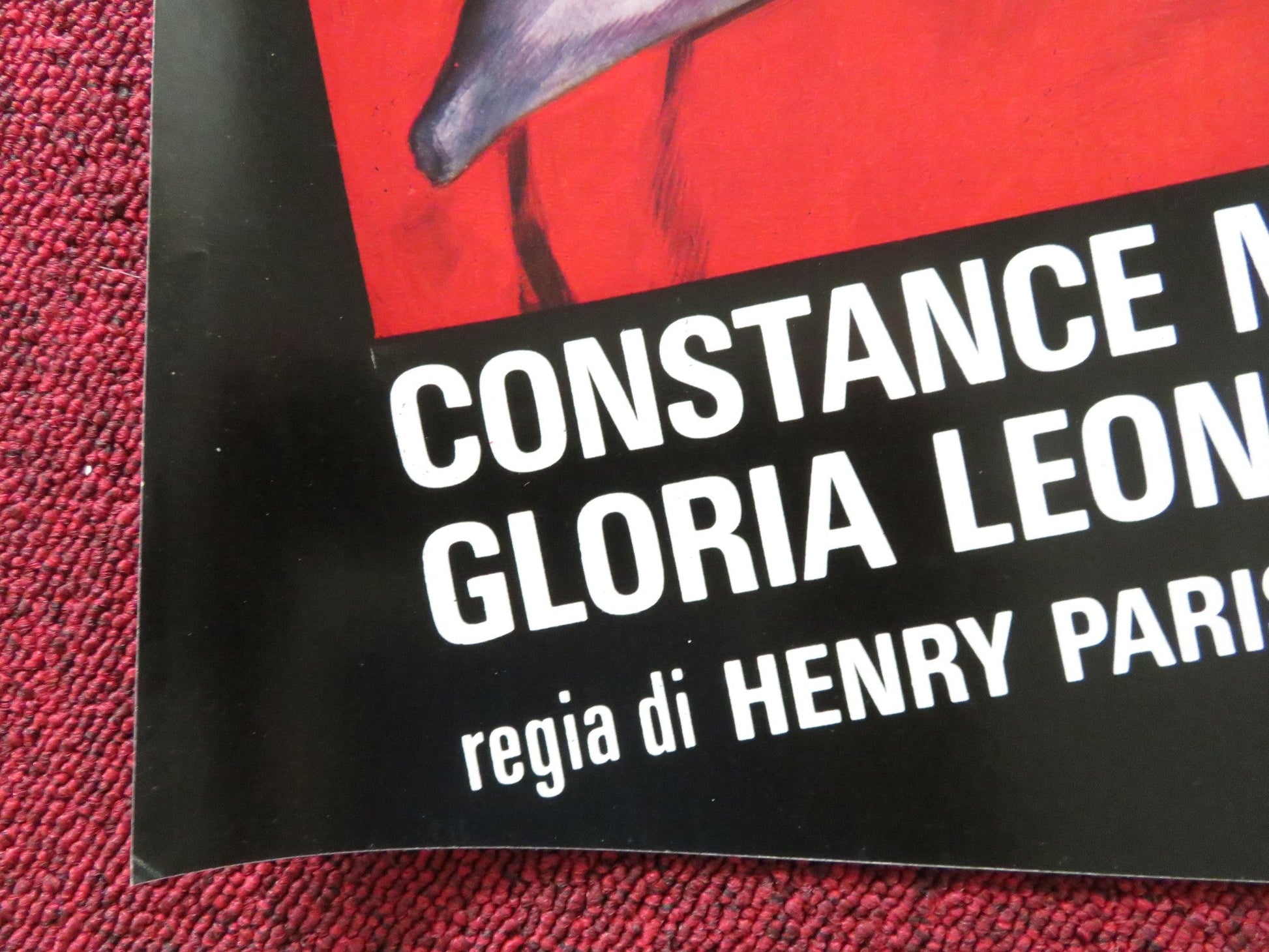 THE OPENING OF MISTY BEETHOVEN - C ITALIAN FOTOBUSTA POSTER C. MONEY GILLIS 1976 Rendezvous Cinema Movie posters