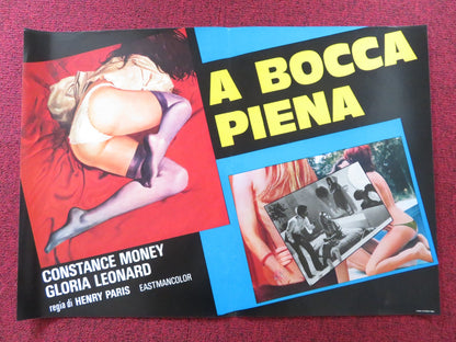 THE OPENING OF MISTY BEETHOVEN - E ITALIAN FOTOBUSTA POSTER C. MONEY GILLIS 1976 Rendezvous Cinema Movie posters