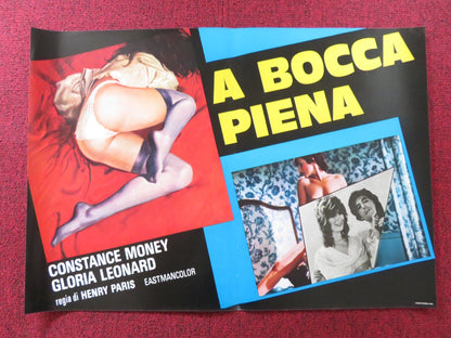 THE OPENING OF MISTY BEETHOVEN - F ITALIAN FOTOBUSTA POSTER C. MONEY GILLIS 1976 Rendezvous Cinema Movie posters