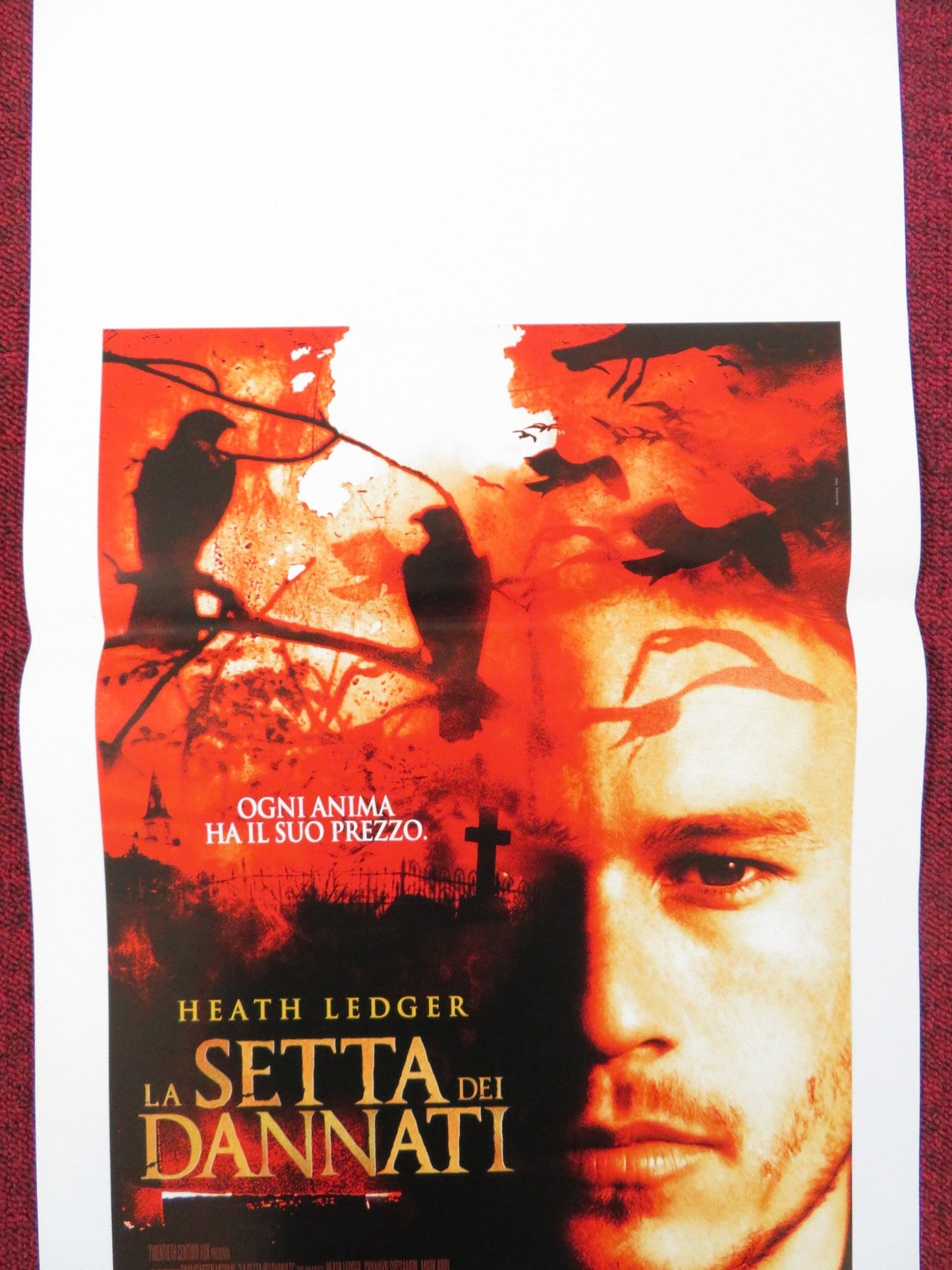 THE ORDER ITALIAN LOCANDINA POSTER HEATH LEDGER SHANNYN SOSSAMON 2003 Rendezvous Cinema Movie posters