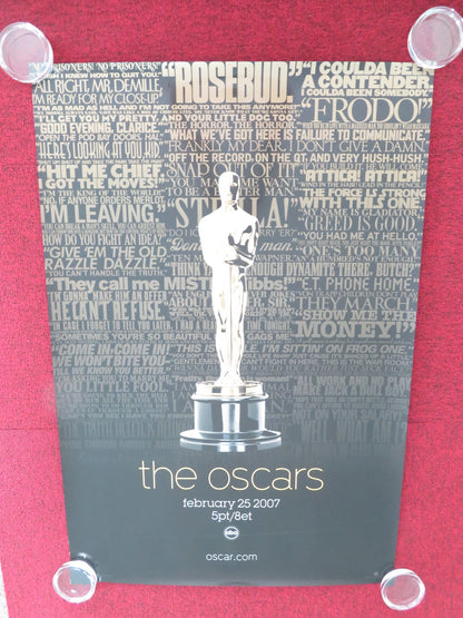 THE OSCARS FEBRUARY 25 2007 / 79TH ANNUAL ACADEMY... US ONE SHEET ROLLED POSTER Movie posters