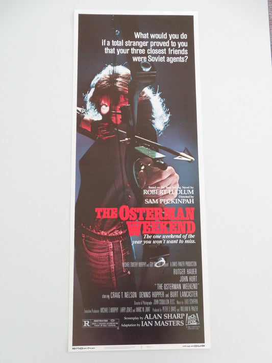 THE OSTERMAN WEEKEND US INSERT POSTER RUTGER HAUER JOHN HURT 1983 Movie posters