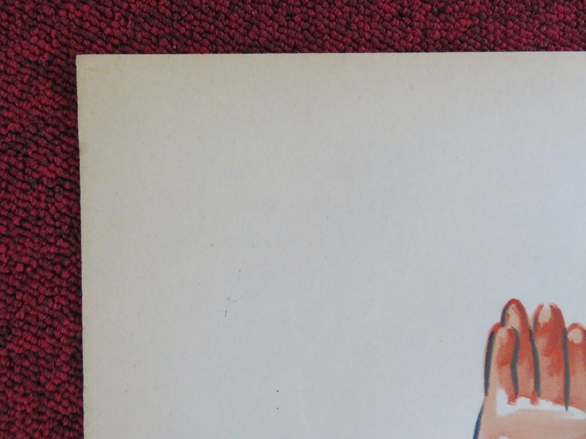 THE OSTRICH HAS TWO EGGS FRENCH POSTER ROLLED PIERRE FRESNAY SIMONE RENANT 1957 Rendezvous Cinema Movie posters