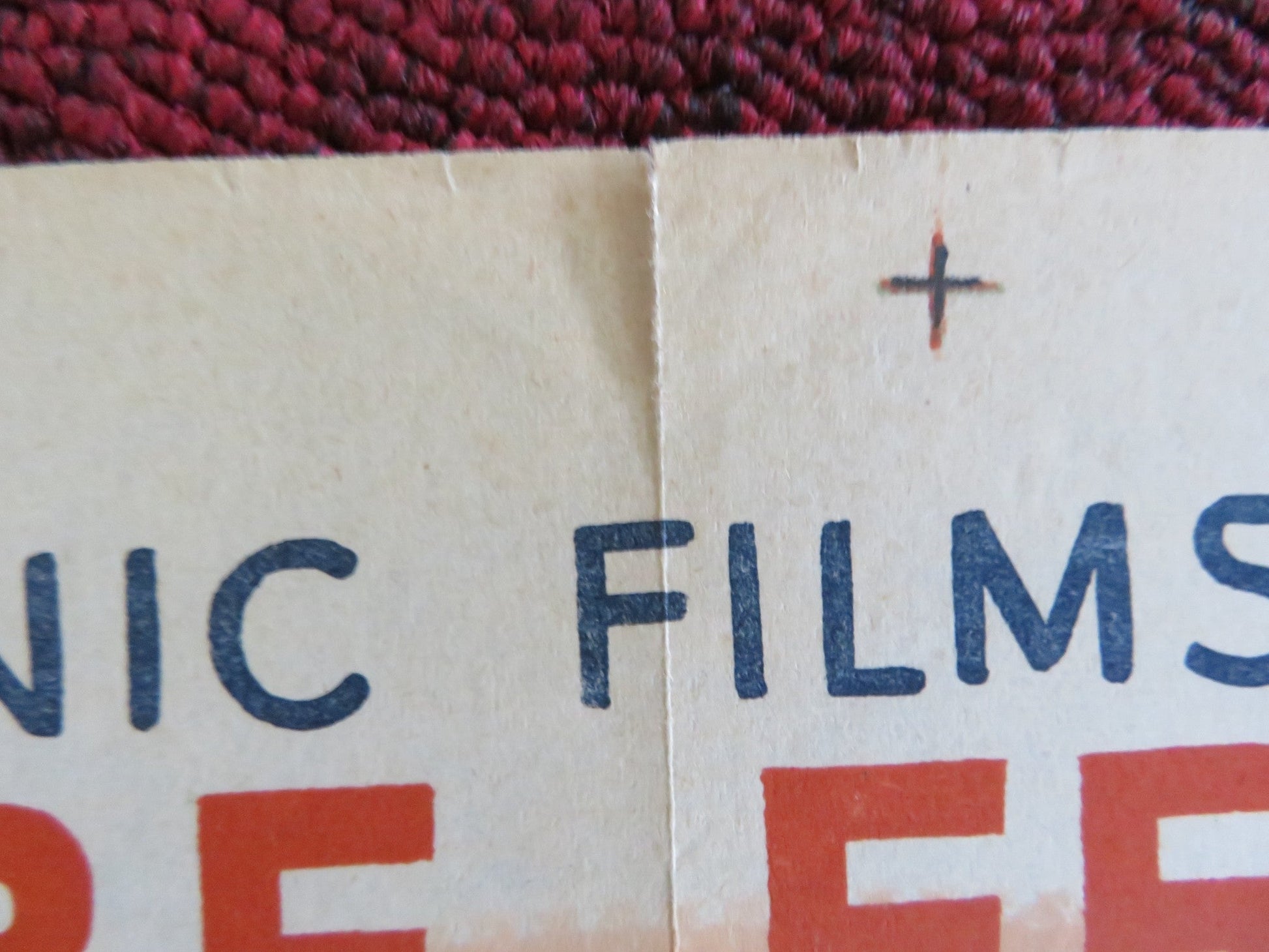 THE OSTRICH HAS TWO EGGS FRENCH POSTER ROLLED PIERRE FRESNAY SIMONE RENANT 1957 Rendezvous Cinema Movie posters