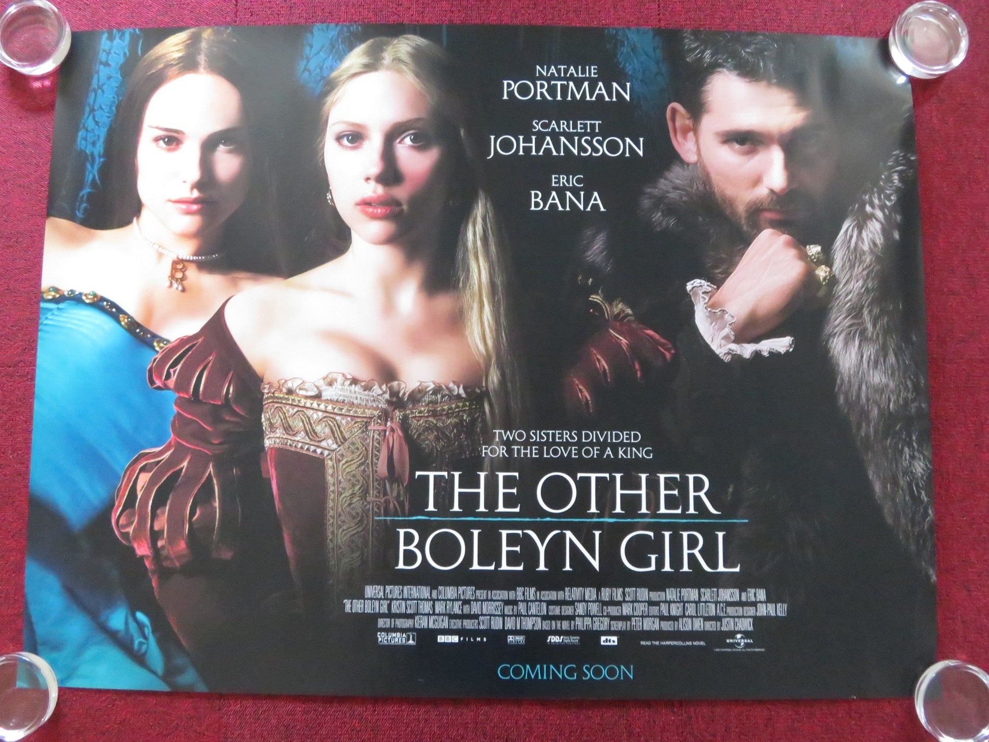 THE OTHER BOLEYN GIRL UK QUAD ROLLED POSTER NATALIE PORTMAN JOHANSSON 2008 Rendezvous Cinema Movie posters