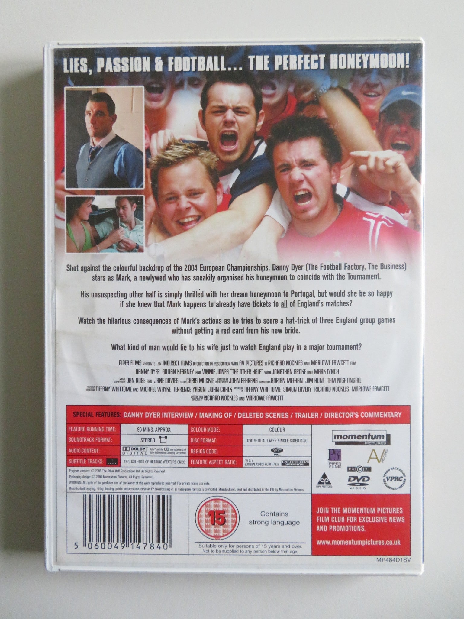 THE OTHER HALF (DVD) DANNY DYER VINNIE JONES 2006 REGION 2 Movie posters