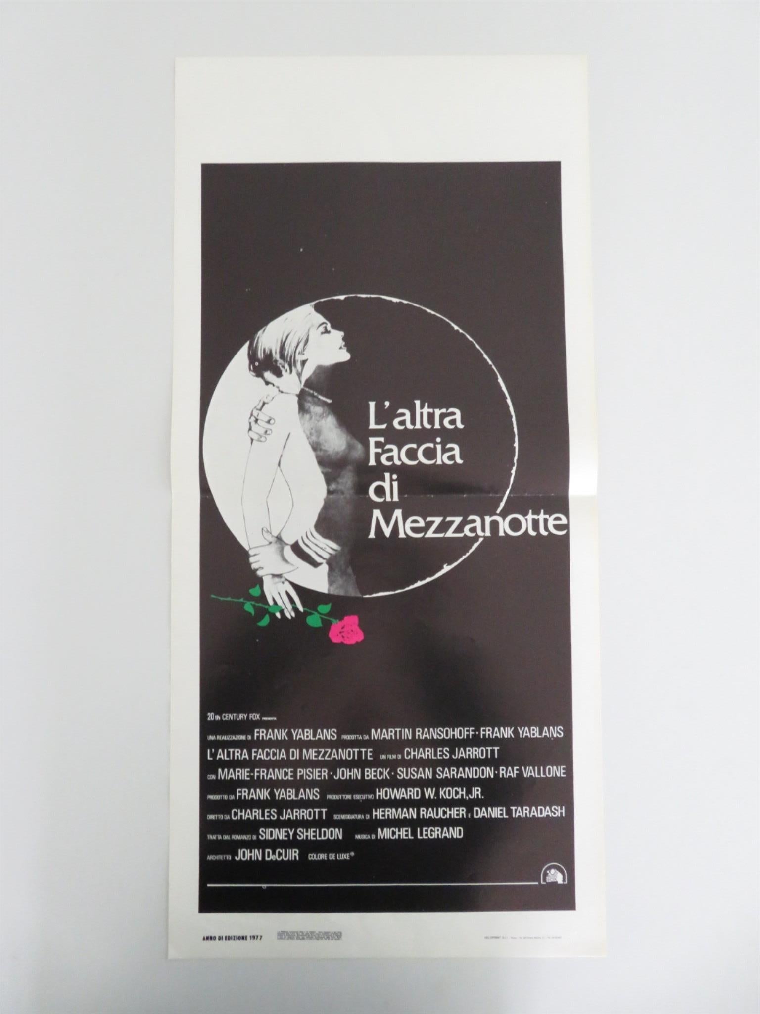 The Other Side of Midnight Italian Locandina Poster Marie - France Pisier 1977 Movie posters