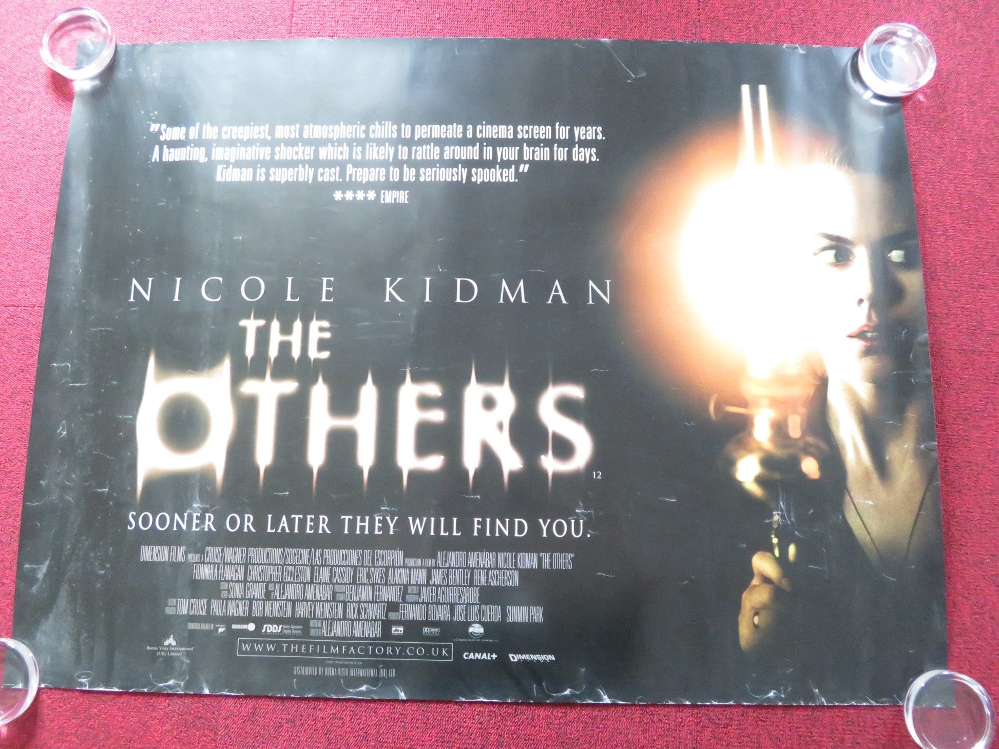 THE OTHERS - B UK QUAD ROLLED POSTER NICOLE KIDMAN CHRISTOPHER ECCLESTON 2001 Rendezvous Cinema Movie posters