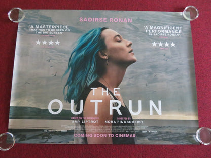 THE OUTRUN UK QUAD ROLLED POSTER SAOIRSE RONAN SASKIA REEVES 2024 Movie posters