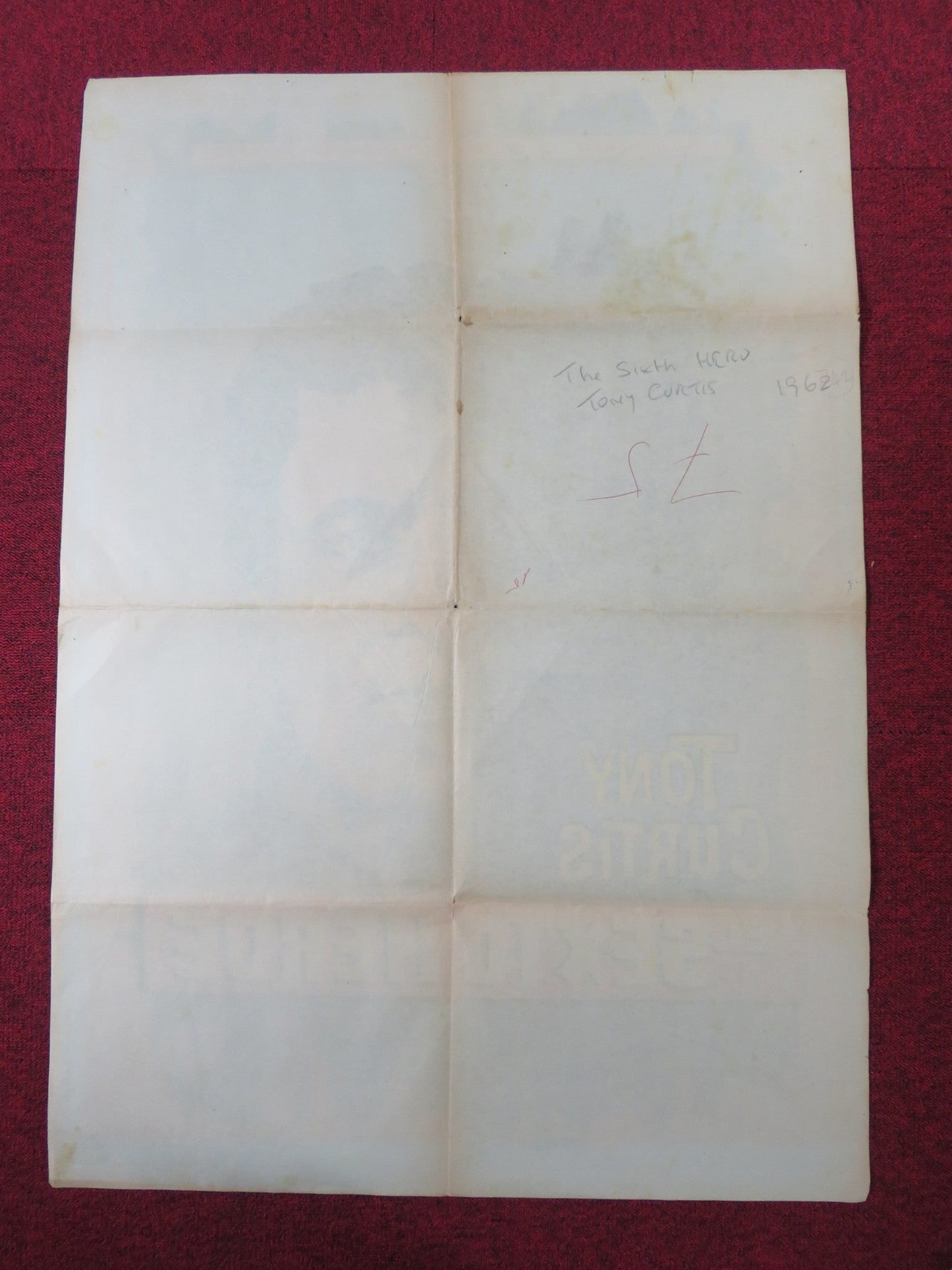 THE OUTSIDER SPANISH POSTER TONY CURTIS JAMES FRANCISCUS 1962 Rendezvous Cinema Movie posters