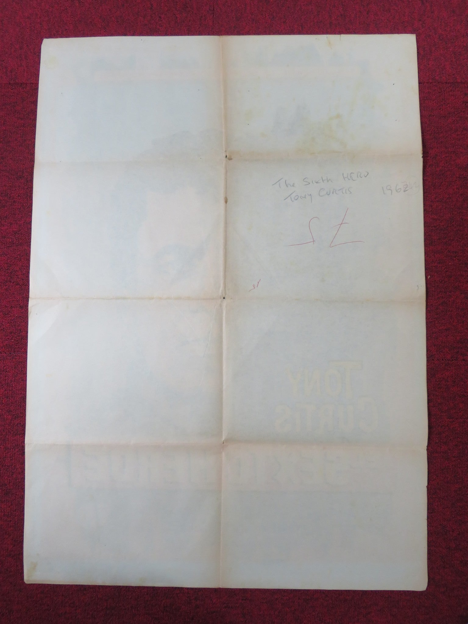 THE OUTSIDER SPANISH POSTER TONY CURTIS JAMES FRANCISCUS 1962 Rendezvous Cinema Movie posters