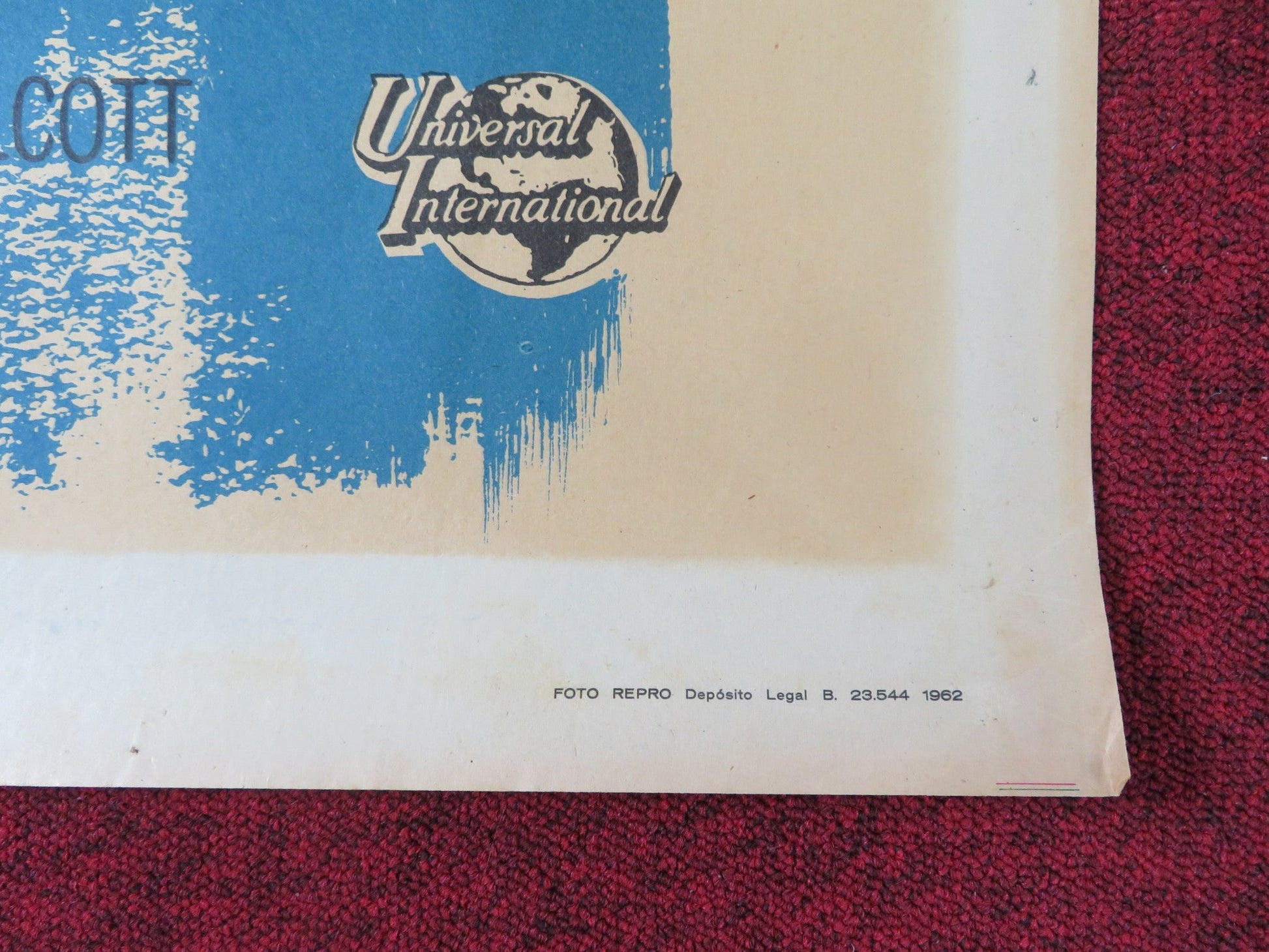 THE OUTSIDER SPANISH POSTER TONY CURTIS JAMES FRANCISCUS 1962 Rendezvous Cinema Movie posters