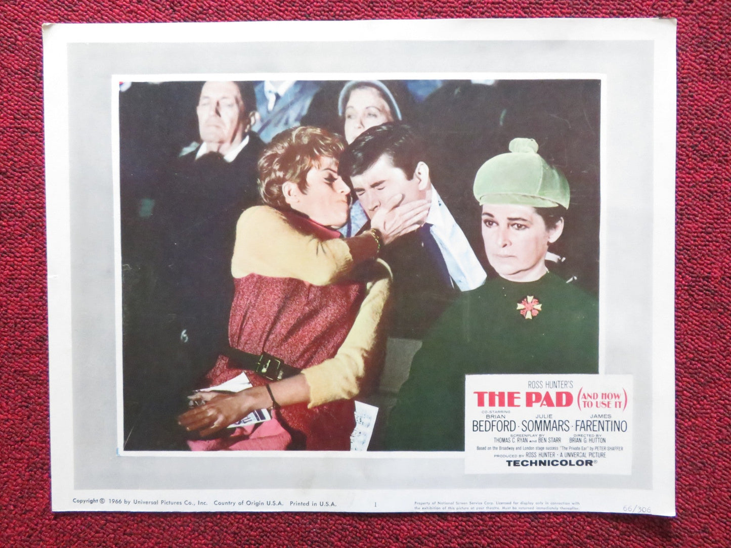 THE PAD (AND HOW TO USE IT) US LOBBY CARD FULL SET BRIAN BEDFORD J. SOMMARS 1966 Rendezvous Cinema Movie posters