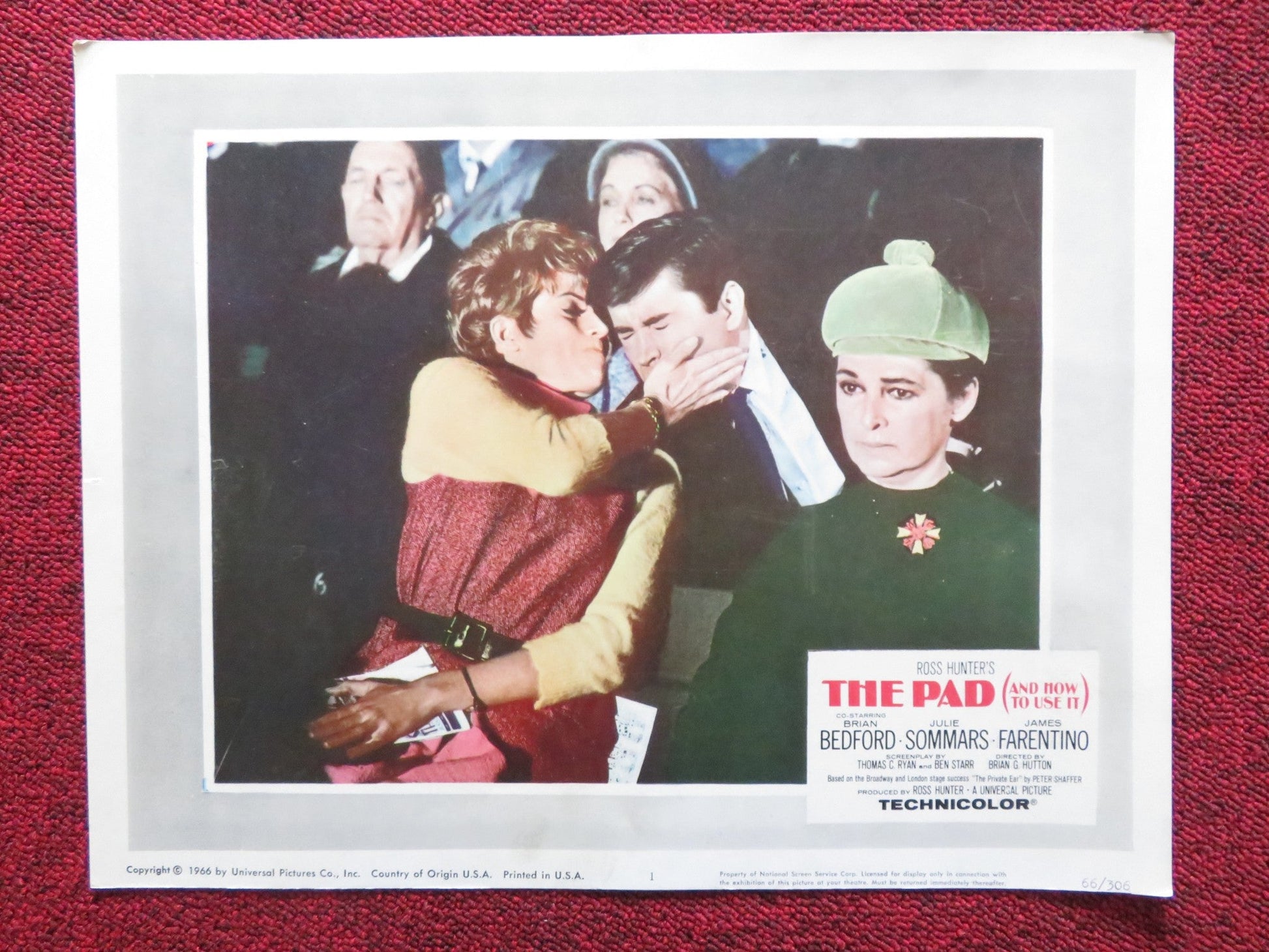 THE PAD (AND HOW TO USE IT) US LOBBY CARD FULL SET BRIAN BEDFORD J. SOMMARS 1966 Rendezvous Cinema Movie posters