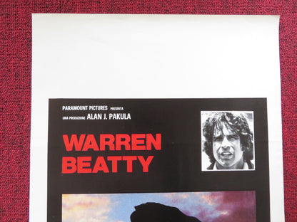 THE PARALLAX VIEW ITALIAN LOCANDINA POSTER WARREN BEATTY HUME CRONYN 1975 Rendezvous Cinema Movie posters