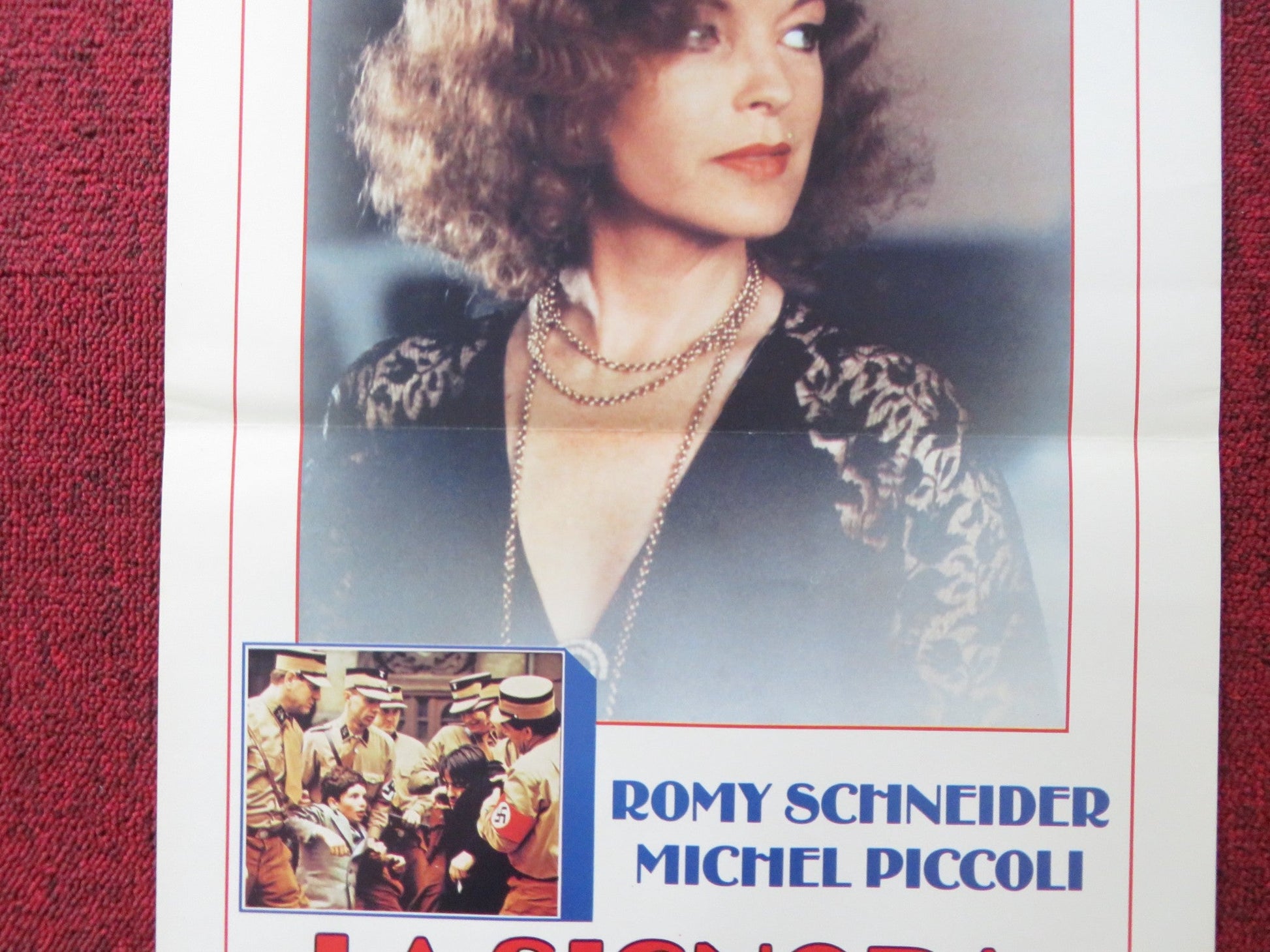 THE PASSERBY ITALIAN LOCANDINA POSTER ROMY SCHNEIDER MICHEL PICCOLI 1983 Rendezvous Cinema Movie posters