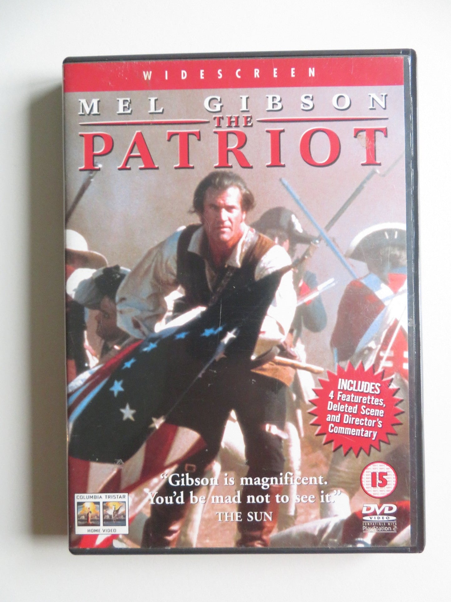 THE PATRIOT - B (DVD) MEL GIBSON HEATH LEDGER 2000 REGION 2 Movie posters