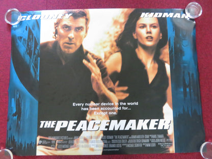 THE PEACEMAKER UK QUAD ROLLED POSTER GEORGE CLOONEY NICOLE KIDMAN 1997 Rendezvous Cinema Movie posters