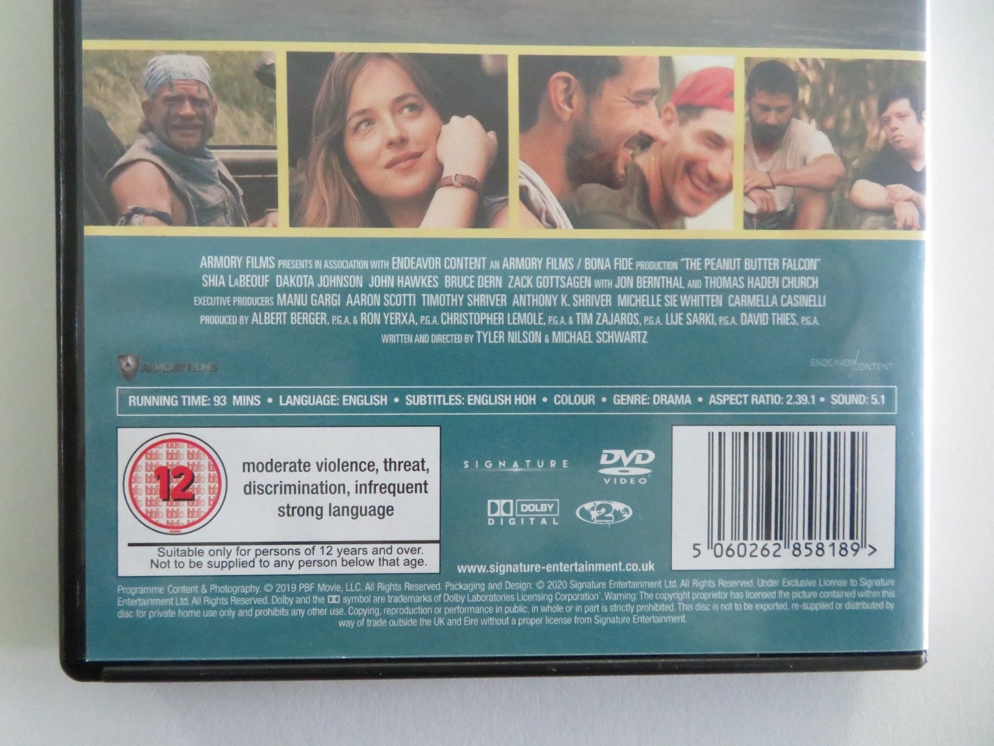 THE PEANUT BUTTER FALCON (DVD) SHIA LABEOUF DAKOTA JOHNSON 2019 REGION 2 Movie posters