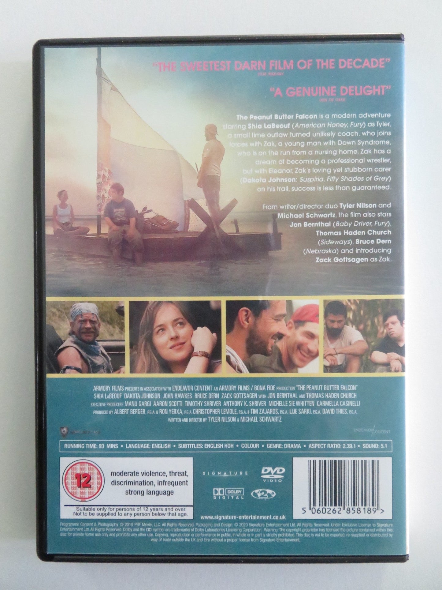 THE PEANUT BUTTER FALCON (DVD) SHIA LABEOUF DAKOTA JOHNSON 2019 REGION 2 Movie posters