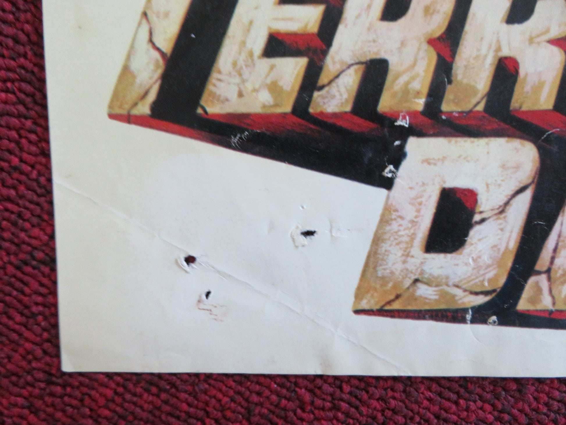 THE PEOPLE THAT TIME FORGOT ITALIAN FOTOBUSTA POSTER FOLDED PATRICK WAYNE 1977 Rendezvous Cinema Movie posters