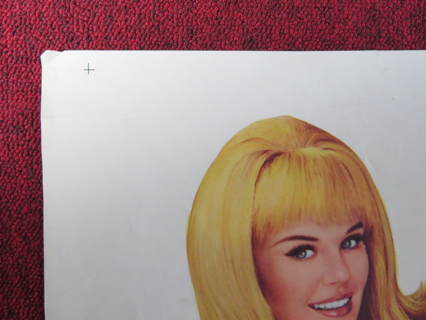 THE PERILS OF PAULINE FOLDED US ONE SHEET POSTER PAT BOONE TERRY - THOMAS 1967 Rendezvous Cinema Movie posters