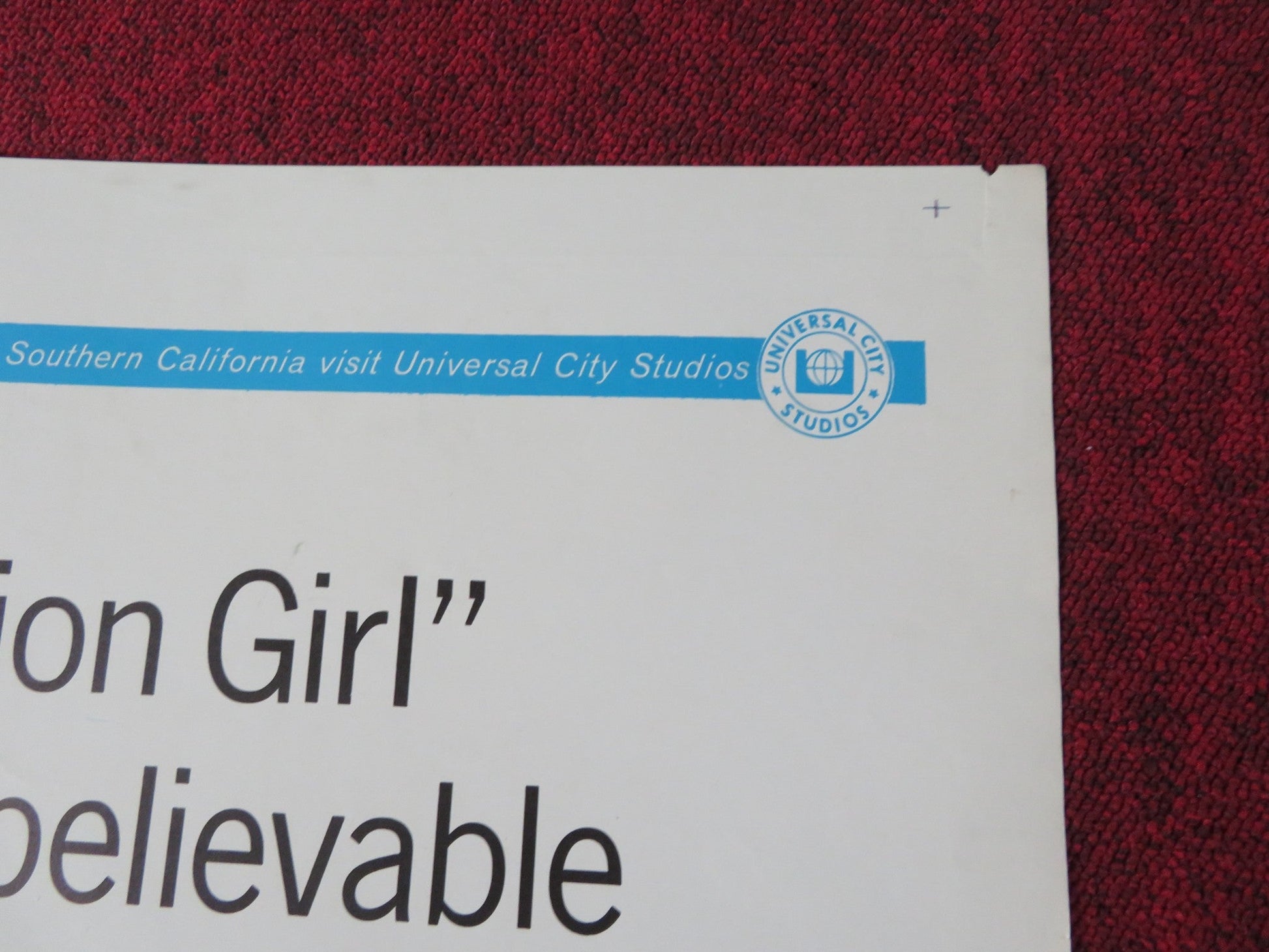 THE PERILS OF PAULINE FOLDED US ONE SHEET POSTER PAT BOONE TERRY - THOMAS 1967 Rendezvous Cinema Movie posters