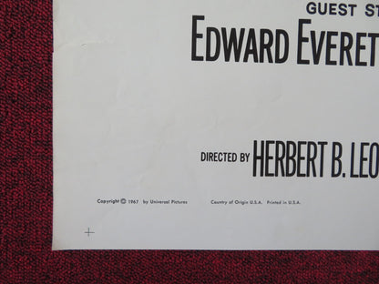 THE PERILS OF PAULINE FOLDED US ONE SHEET POSTER PAT BOONE TERRY - THOMAS 1967 Rendezvous Cinema Movie posters