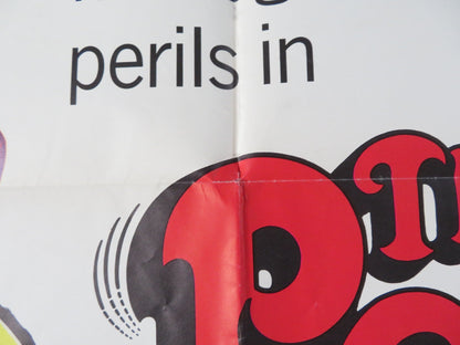 THE PERILS OF PAULINE FOLDED US ONE SHEET POSTER PAT BOONE TERRY - THOMAS 1967 Rendezvous Cinema Movie posters