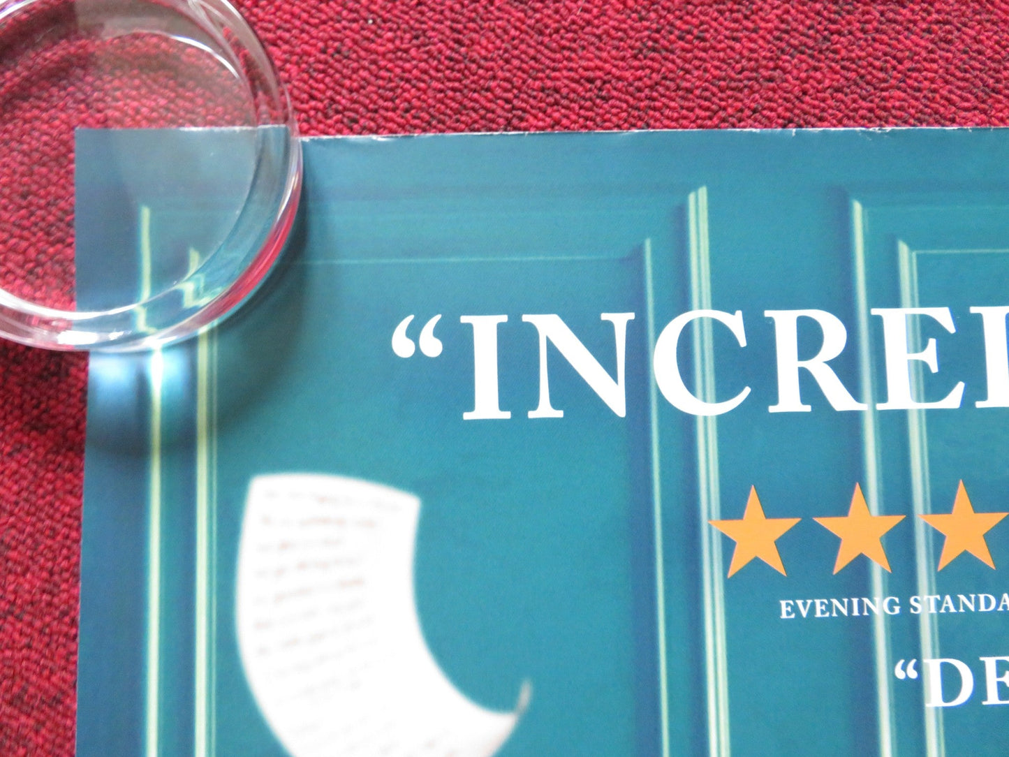 THE PERSONAL HISTORY OF DAVID COPPERFIELD UK QUAD ROLLED POSTER DEV PATEL 2019 Rendezvous Cinema Movie posters