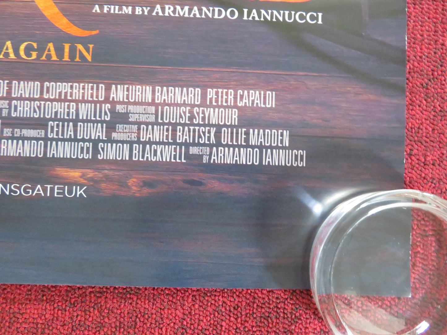 THE PERSONAL HISTORY OF DAVID COPPERFIELD US ONE SHEET ROLLED POSTER PATEL 2019 Rendezvous Cinema Movie posters