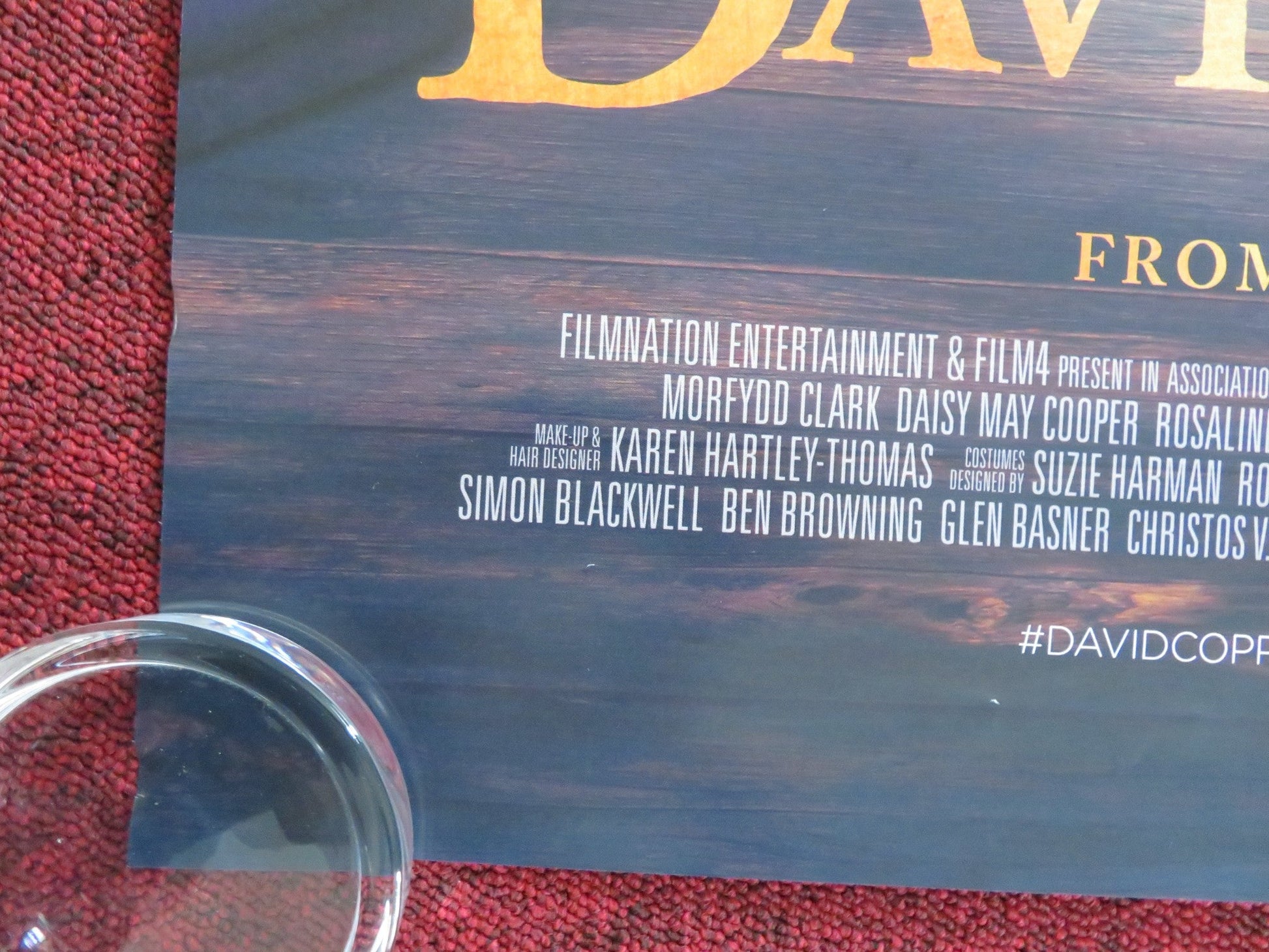 THE PERSONAL HISTORY OF DAVID COPPERFIELD US ONE SHEET ROLLED POSTER PATEL 2019 Rendezvous Cinema Movie posters