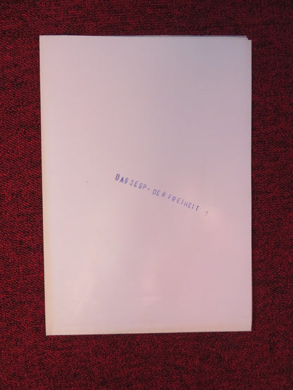 THE PHANTOM OF LIBERTY GERMAN A1 POSTER FOLDED ADRIANA ASTI JULIEN BERTHEAU 1974 Rendezvous Cinema Movie posters