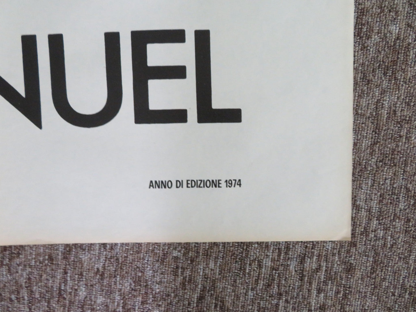 THE PHANTOM OF LIBERTY ITALIAN 4 FOGLIO POSTER ADRIANA ASTI JULIEN BERTHEAU 1974 Movie posters