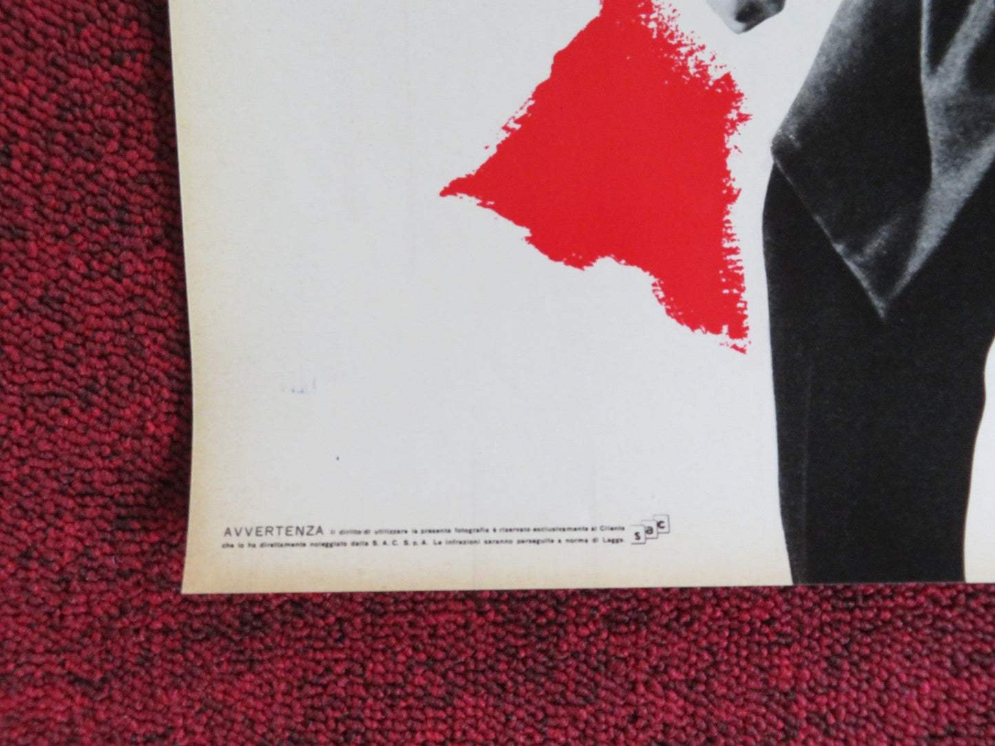 THE PHANTOM OF SOHO - D ITALIAN FOTOBUSTA POSTER DIETER BORSCHE B. RUTTING 1964 Rendezvous Cinema Movie posters