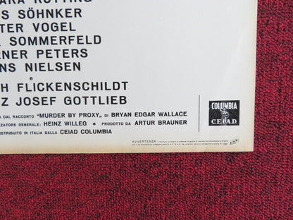 THE PHANTOM OF SOHO - E ITALIAN FOTOBUSTA POSTER DIETER BORSCHE B. RUTTING 1964 Rendezvous Cinema Movie posters