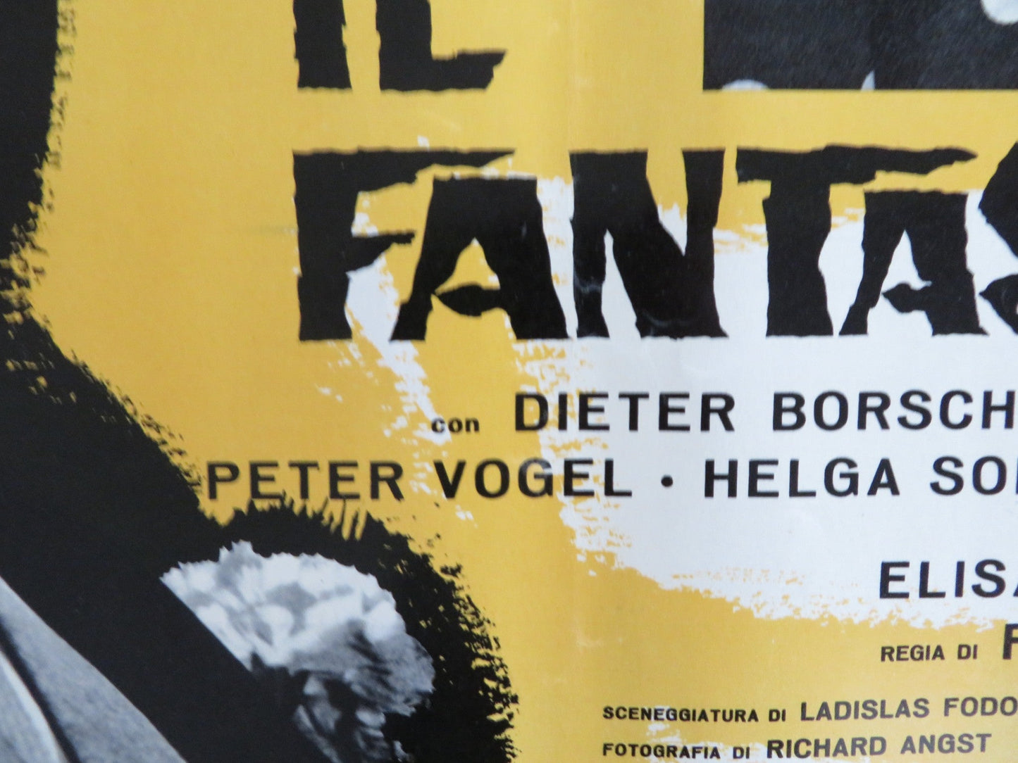 THE PHANTOM OF SOHO - F ITALIAN FOTOBUSTA POSTER DIETER BORSCHE B. RUTTING 1964 Rendezvous Cinema Movie posters