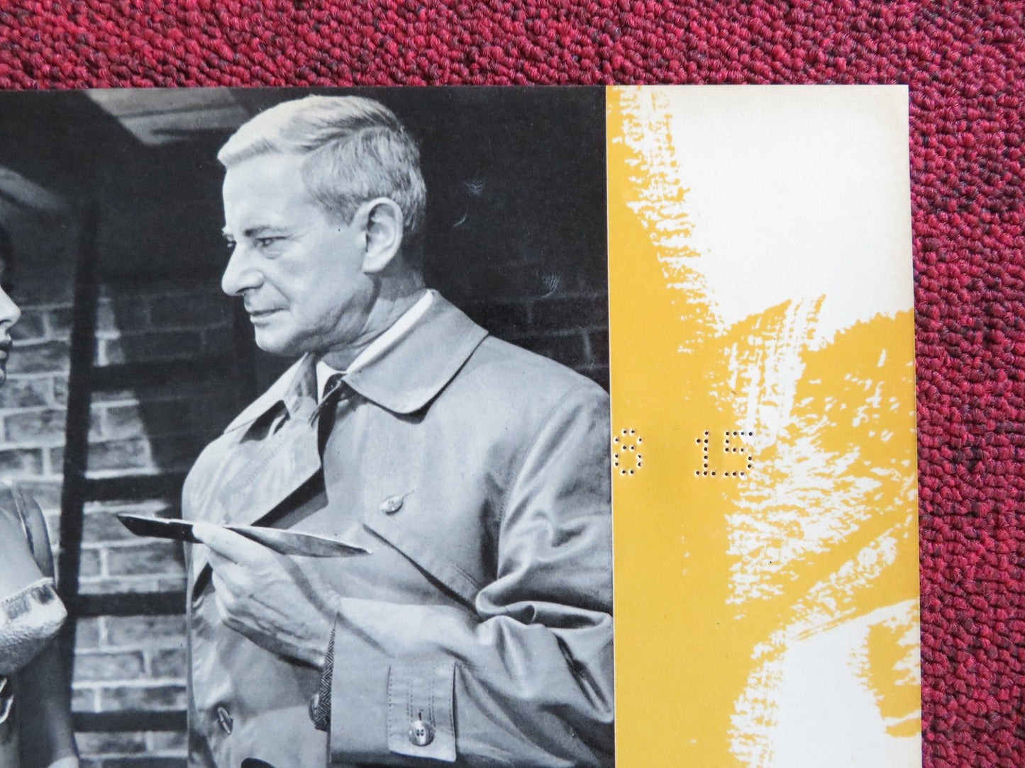 THE PHANTOM OF SOHO - F ITALIAN FOTOBUSTA POSTER DIETER BORSCHE B. RUTTING 1964 Rendezvous Cinema Movie posters