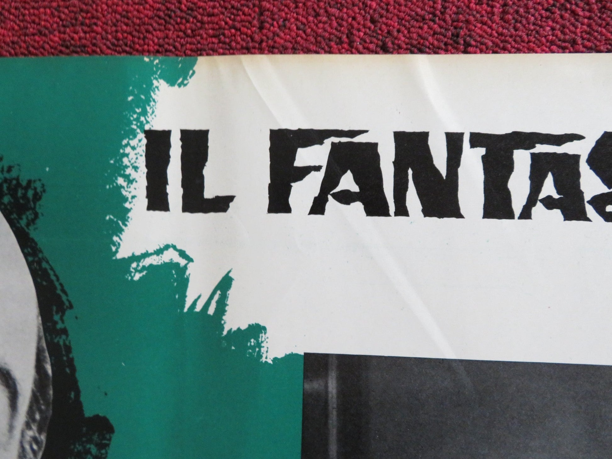 THE PHANTOM OF SOHO - H ITALIAN FOTOBUSTA POSTER DIETER BORSCHE B. RUTTING 1964 Rendezvous Cinema Movie posters