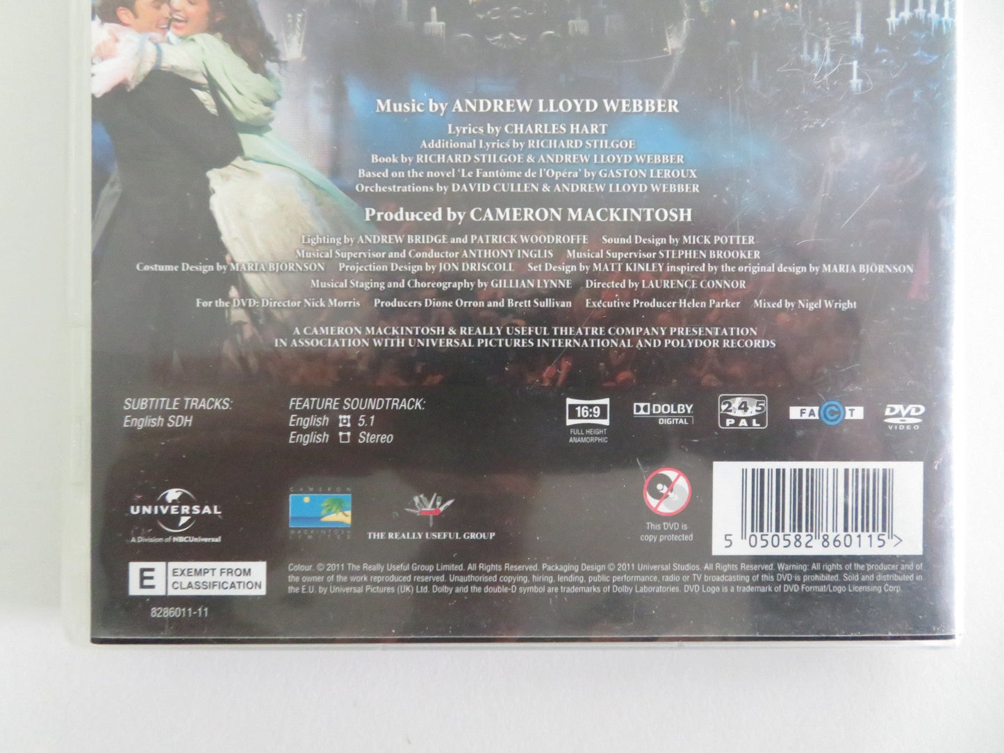 THE PHANTOM OF THE OPERA AT THE ALBERT HALL (DVD) R. KARIMLOO 2011 REGION 2,4,5 Movie posters