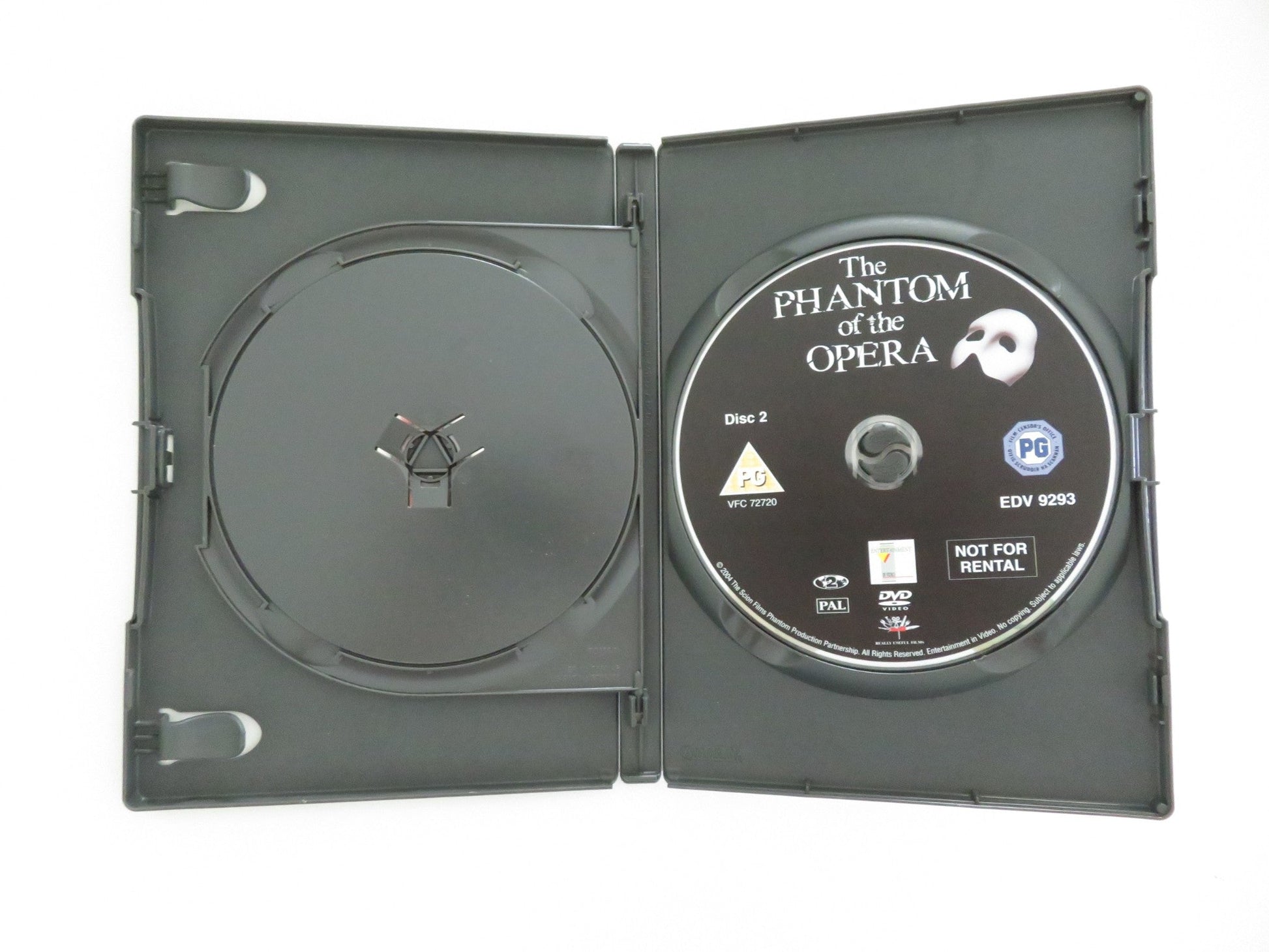 THE PHANTOM OF THE OPERA (DVD) GERARD BUTLER MINNIE DRIVER 2004 REGION 2 Movie posters