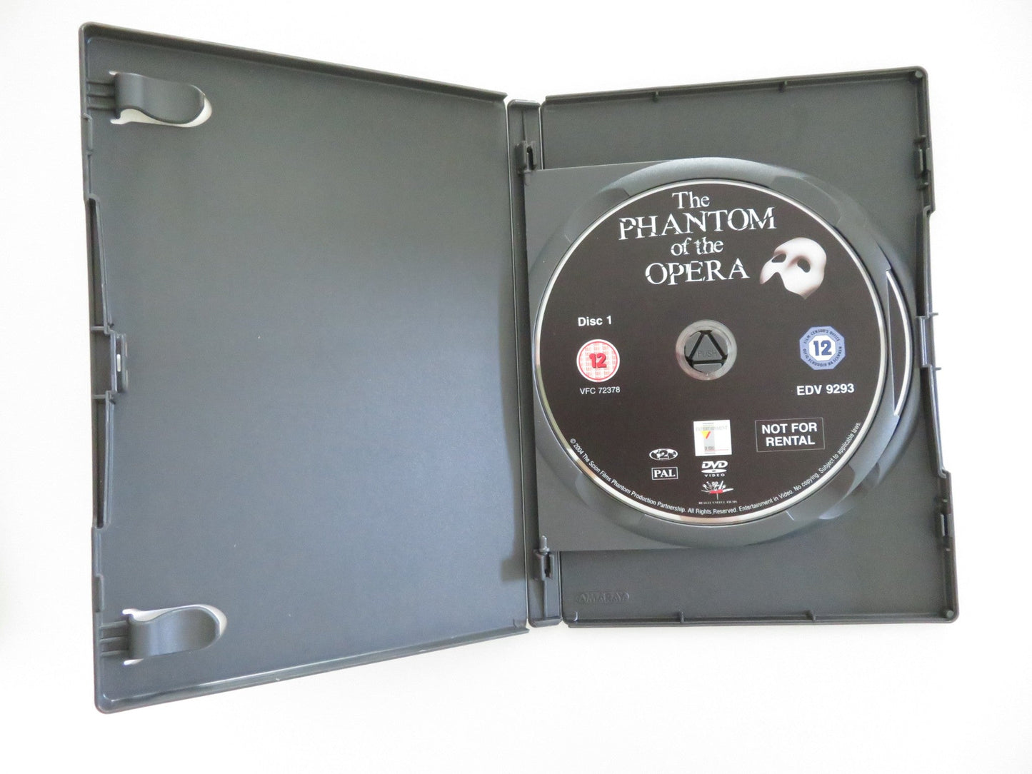 THE PHANTOM OF THE OPERA (DVD) GERARD BUTLER MINNIE DRIVER 2004 REGION 2 Movie posters