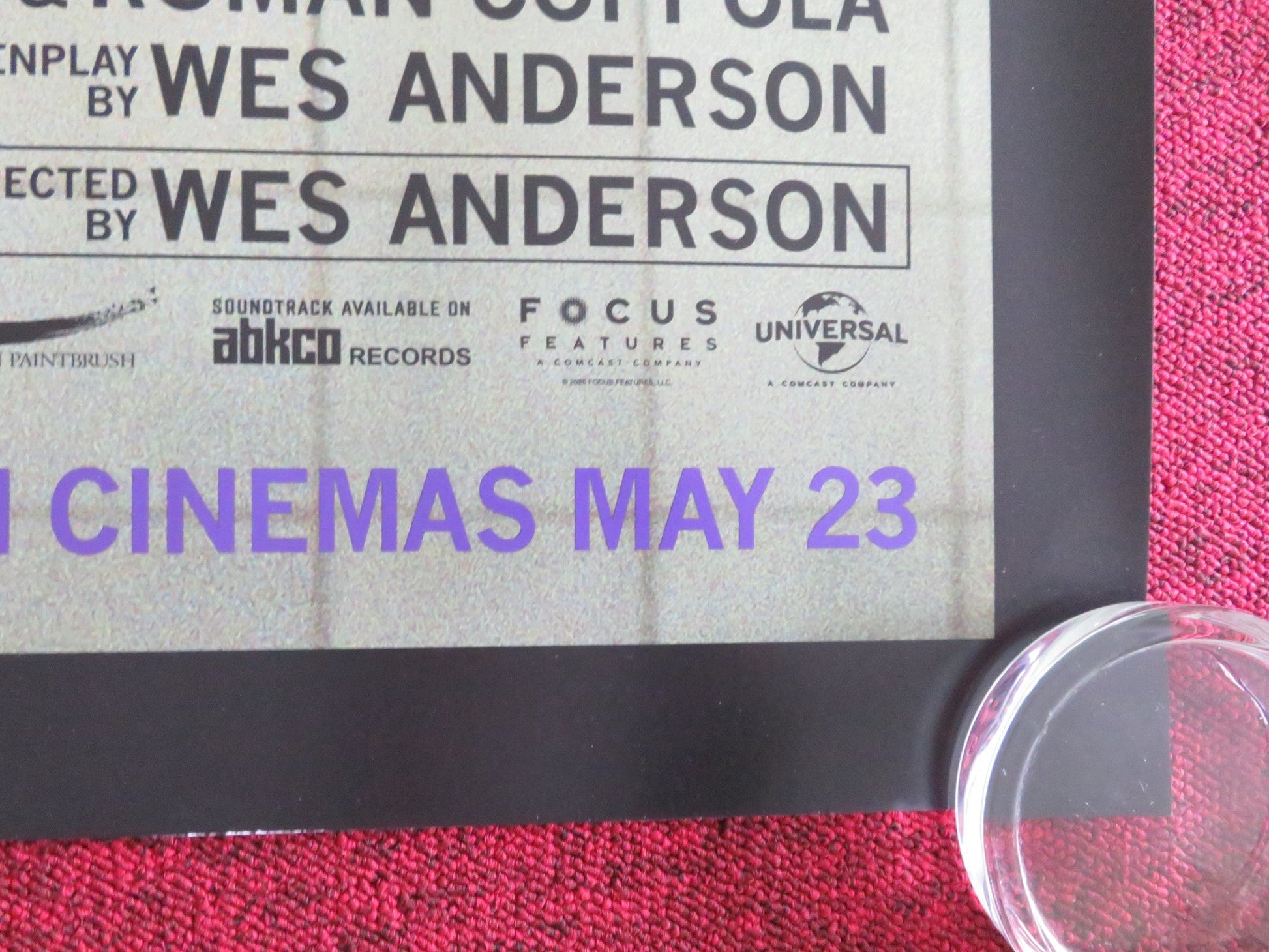 THE PHOENICIAN SCHEME UK QUAD ROLLED POSTER BENICIO DEL TORO WILLEM DAFOE 2025 Movie posters